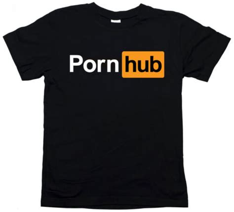 pornhub shirt|Pornhub PORN HUB Cotton Men's Women White Black Jersey T .